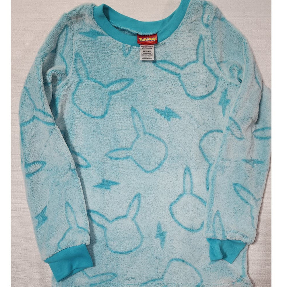 Pokémon kids 2pc plush pajama size medium 8
